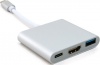 Фото товара Адаптер USB Type C -> HDMI/USB3.2 Gen1/Type C Extradigital (KBH1691)