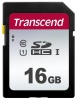 Фото товара Карта памяти SDHC 16GB Transcend UHS-I U1 (TS16GSDC300S)
