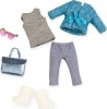 Фото товара Набор одежды для куклы LORI Голубое пальто (LO30005Z)
