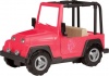 Фото товара Автомобиль для куклы Our Generation Розовый джип с черной рамкой (BD37277Z)