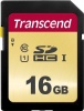 Фото товара Карта памяти SDHC 16GB Transcend (TS16GSDC500S)
