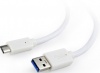 Фото товара Кабель USB3.2 Gen1 AM -> USB Type C Cablexpert Premium 3 м White (CCP-USB3-AMCM-W-10)
