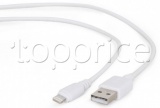 Фото Кабель USB -> Lightning Cablexpert 0.1 м White (CC-USB2-AMLM-W-0.1M)