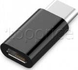 Фото Адаптер micro-USB -> Type C Cablexpert Black (A-USB2-CMmF-01)