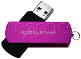 Фото USB флеш накопитель 32GB Exceleram P2 Series Rose/Black (EXP2U3ROB32)