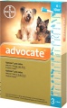 Фото Средство от паразитов для собак Bayer Адвокат 4-10 кг 3 пипетки (91028)