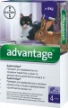 Фото Средство от паразитов для кошек Bayer Адвантейдж 80 до 4 кг 4 пипетки (91001)