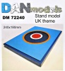 Фото товара Подставка для моделей DAN models Тема: Великобритания. Опознавательный знак ВВС (DAN72240)