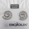 Фото товара Серьги Biojoux Spiral White Cristals 12 мм (BJT927)