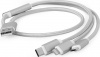 Фото товара Кабель USB -> Lightning/micro-USB/CM Cablexpert 1 м Silver (CC-USB2-AM31-1M-S)