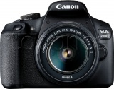 Фото Цифровая фотокамера Canon EOS 2000D + 18-55 IS II + сумка SB130 + 16Gb (2728C015)