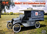Фото Модель ICM Американский автомобиль скорой помощи "Модель T" 1917 года (ранняя) (ICM35665)