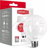 Фото Лампа Maxus LED G95 12W 3000K 220V E27 (2-LED-901) (мультипак)