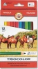 Фото товара Карандаши цветные Koh-I-Noor Triocolor Jumbo Horses 12 цветов (3142)