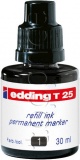 Фото Чернила для заправки маркеров Edding Permanent e-T25 Black (T25/01)
