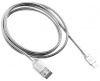 Фото товара Кабель USB -> micro-USB Jellico KS-10 1m 3A Silver