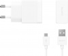 Фото товара Сетевое З/У Sony EP-881 Quick Charger + кабель microUSB White