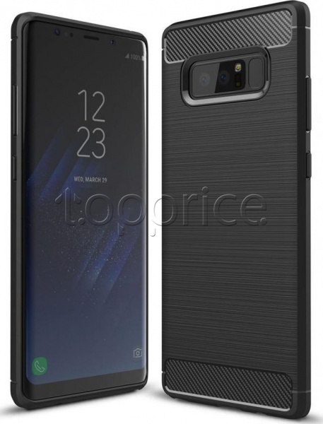 Фото Чехол для Samsung Galaxy Note 8 Laudtec Carbon Fiber Black (LT-GN8B)