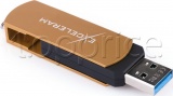 Фото USB флеш накопитель 16GB Exceleram P2 Series Brown/Black (EXP2U3BRB16)