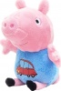 Фото товара Игрушка мягкая Peppa Pig Джордж с вышитой машинкой 18 см (29620)