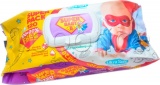 Фото Салфетки влажные Super Baby SuperPack Ромашка и Aлоэ вера 120 шт. (4820207590298)