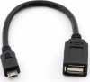 Фото товара Кабель OTG USB2.0 AF/micro-USB Cablexpert 0.15 м (A-OTG-AFBM-001)