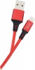 Фото товара Кабель USB -> Lightning Tecro LT-0100RD 1м Red