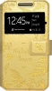 Фото товара Чехол для смартфона 5.0" Florence Book Case Nature Leaves (с окном) Gold (RL051337)