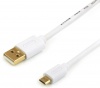 Фото товара Кабель USB2.0 AM -> micro-USB ATcom 1.8 м White (16122)