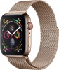 Фото товара Смарт-часы Apple Watch Series 4 40mm GPS + Cellular Gold Stainless Steel/Gold Milanese Loop (MTVQ2)