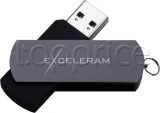 Фото USB флеш накопитель 128GB Exceleram P2 Series Gray/Black (EXP2U3GB128)