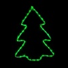 Фото товара Светодиодная гирлянда Delux Motif Christmas Tree 60x45см flash зеленый IP44 EN (90012986)