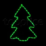 Фото Светодиодная гирлянда Delux Motif Christmas Tree 60x45см flash зеленый IP44 EN (90012986)