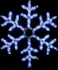 Фото товара Светодиодная гирлянда Delux Motif Snowflake 55см flash белый IP44 (90012963)