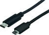 Фото товара Кабель USB2.0 Type C -> micro-USB Manhattan 1 м Black (353311)