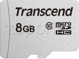 Фото Карта памяти micro SDHC 8GB Transcend UHS-I U1 (TS8GUSD300S)