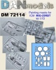 Фото товара Маска DAN models для модели самолета МиГ-25 РБТ ICM (DAN72114)
