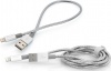 Фото товара Кабель USB -> Lightning Verbatim 1 м + 0.3 м 2 Pack Silver (48873)