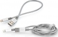 Фото Кабель USB -> Lightning Verbatim 1 м + 0.3 м 2 Pack Silver (48873)