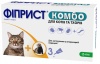 Фото товара Капли антиблошиные для кошек KRKA Фиприст Комбо 3 пипетки (54624 1x3)