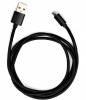 Фото товара Кабель USB2.0 AM -> micro-USB Vinga 1 м Nylon Black (VCPDCMNB1BK)