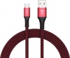 Фото товара Кабель USB2.0 AM -> USB Type C T-phox Jagger T-C814 1 м Red