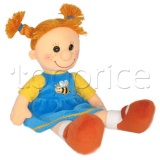 Фото Игрушка мягкая музыкальная Lava Кукла Майя в Платье с Пчелкой 28 см (LA8371Y)