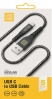 Фото товара Кабель USB AM -> USB Type C Luxe Cube Kevlar 1.2 м Black