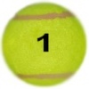 Фото товара Набор мячей для большого тенниса Sprinter 1 сорт 3 шт. (22013)