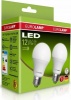 Фото товара Лампа Eurolamp LED A60 12W E27 220V 3000K 2 шт. (MLP-LED-A60-12272(E))