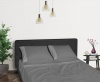Фото товара Комплект постельного белья Sonex двуспальный сатин Aero Carbon Grey (SO102188)