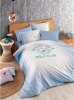 Фото товара Комплект постельного белья Beverly Hills Polo Club евро ранфорс BHPC 019 Blue (svt-2000022202374)