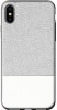 Фото товара Чехол для iPhone X Florence Leather+Shining Silver White тех.пак (RL051283)