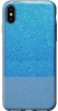 Фото товара Чехол для iPhone X Florence Leather+Shining Blue тех.пак (RL051282)
